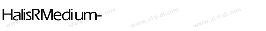 HalisR Medium字体转换
